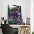 Rafael Nadal Canvas Poster – Unframed Tennis Wall Art Print Canvas Wall Art Axl Black14 30X40cmFrameless
