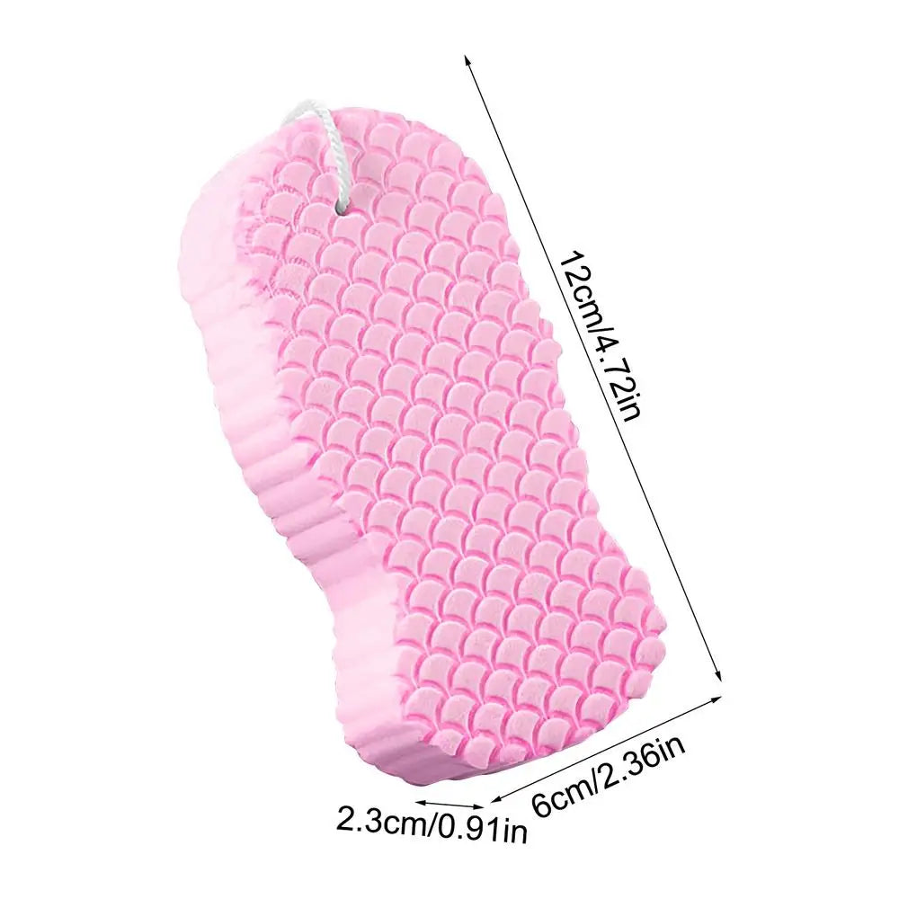 Soft Reusable Bath Sponge – Body Scrubber for Kids & Adults Bath Sponge Axl Pink