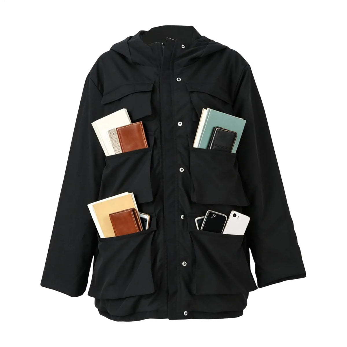 Travel Jacket 16 Hidden Pockets – Lightweight Foldable Travel Coat Travel Jacket Axl