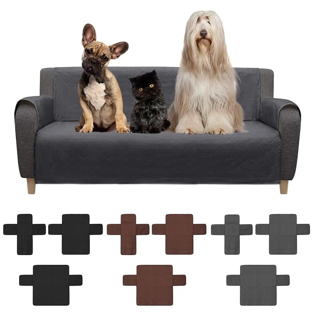 Quilted Waterproof Sofa Cover – Pet & Kids Slipcover 1/2/3 Seat Sofa Slipcover Axl
