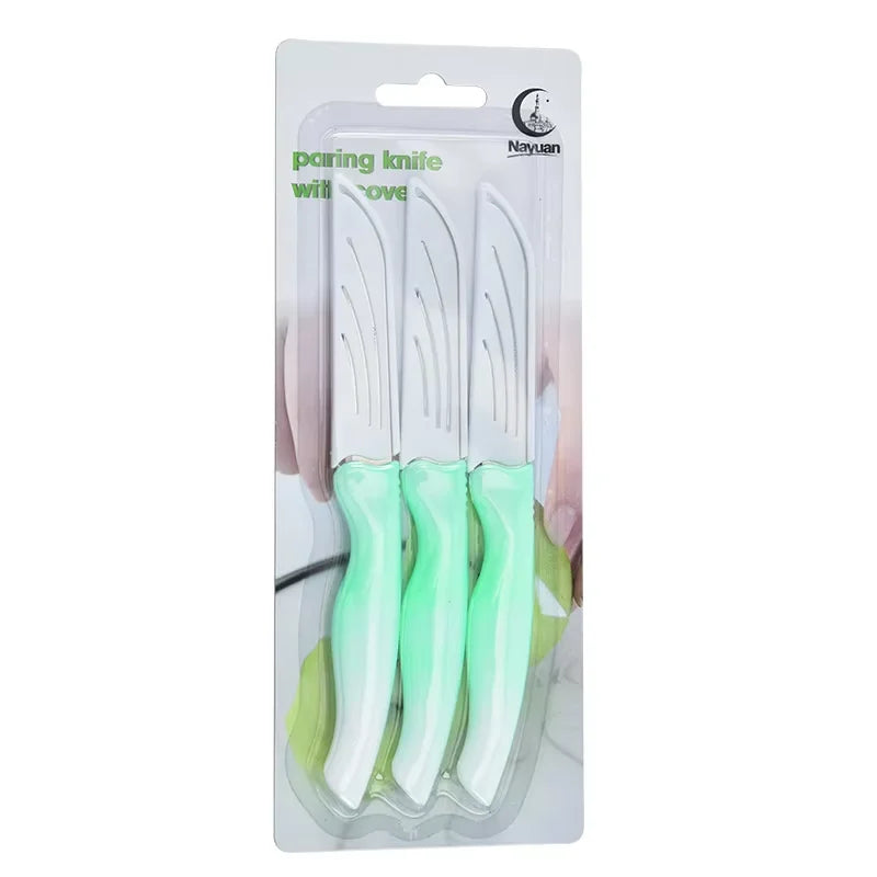 4-Piece Gradient Stainless Steel Paring Knife Set | Kitchen Paring Knife Set Axl 1 SET (3PCS) 3