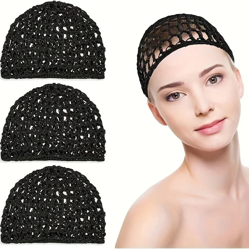 Crochet Hairnet – Soft Reusable Mesh Cap for Women Hair Mesh Cap Axl