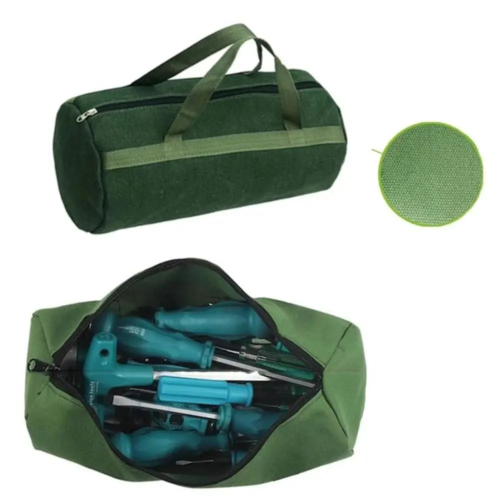 Thick Canvas Tool Storage Bag – Large Capacity Organizer Canvas Tool Bag Axl