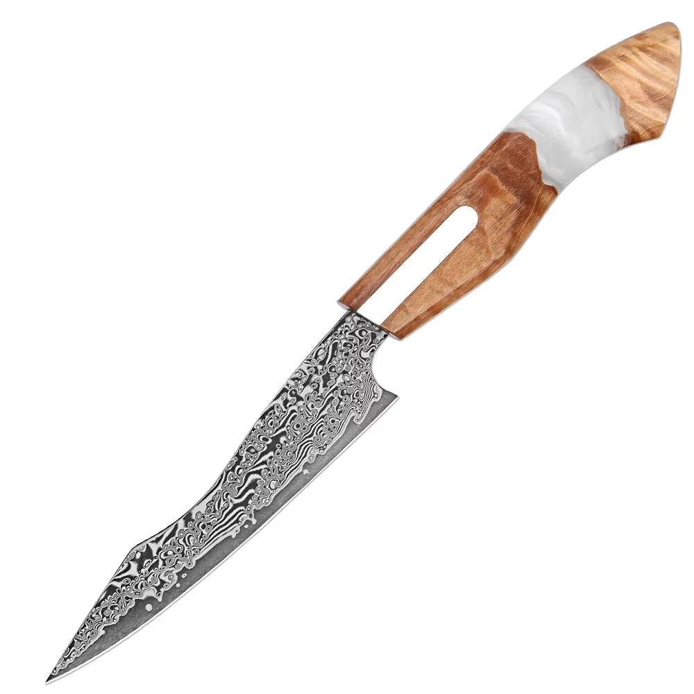 XITUO Damascus Steel Kitchen Knife Set 1–6 PCS | Japanese Chef Kitchen Knife Set Axl Utility Knife