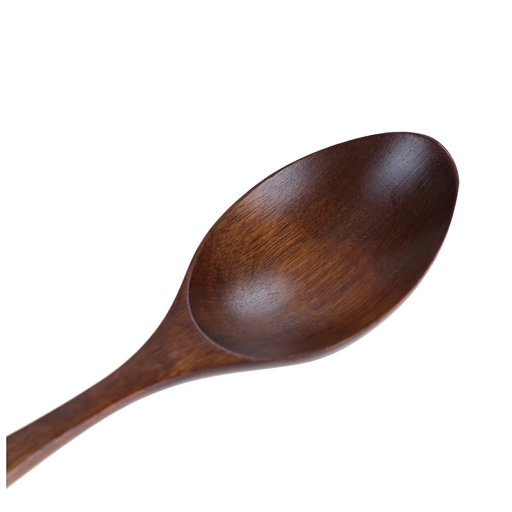 Wooden Spoon Utensil – Soup, Rice, Dessert & Coffee Stirrer Wooden Kitchen Spoon Axl