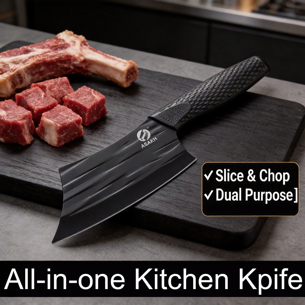Professional Forged Stainless Steel Cleaver Kitchen Knife Cleaver Kitchen Knife Axl