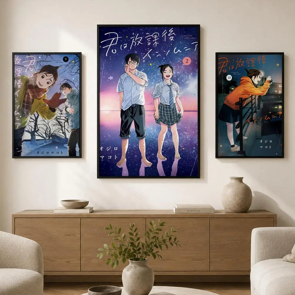 Insomniacs After School Anime Poster – HD Waterproof PVC Wall Art Anime Wall Poster Axl
