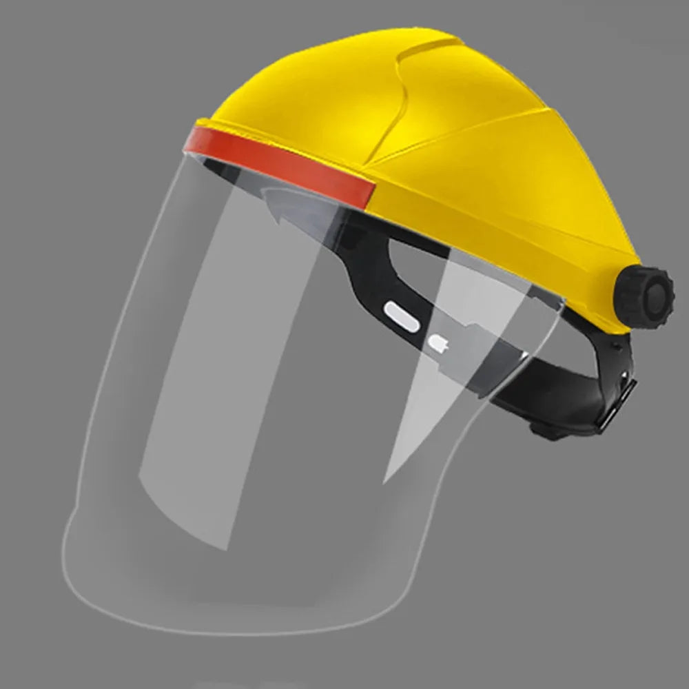 PC Plastic Welding Helmet – Flip Visor, Anti-UV & Anti-Splash Welding Helmet Axl Yellow