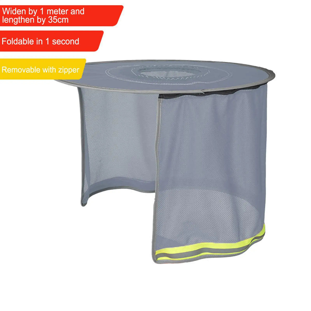 Hard Hat Sun Shade UPF50+ Breathable Neck Shield Visor Hard Hat Visor Axl