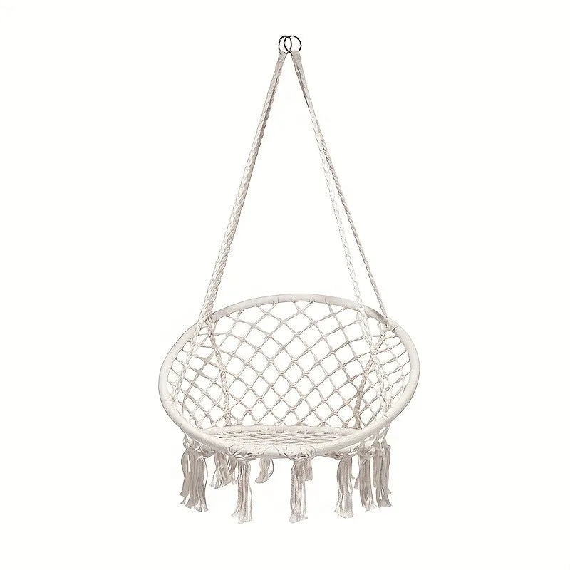 Rope Swing Hanging Chair – Polyester & Nylon | Bedroom & Patio Hanging Swing Chair Axl
