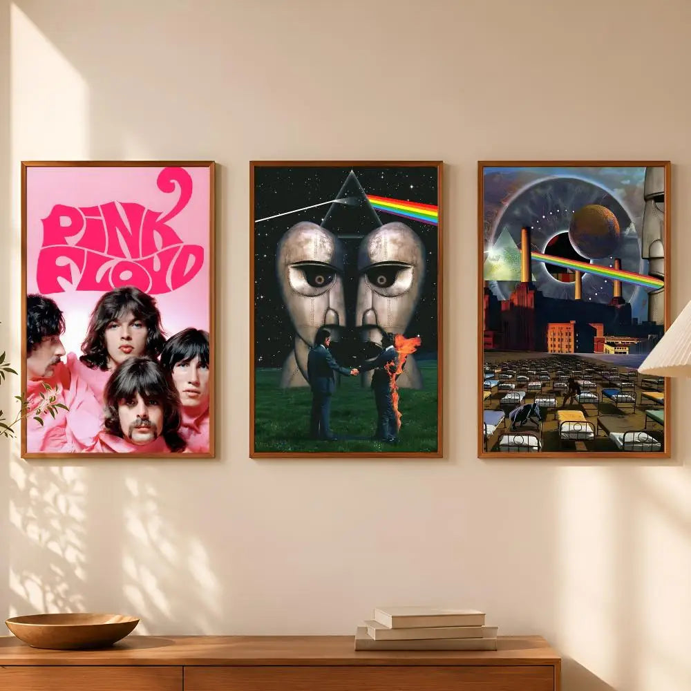 Pink Floyd Self-Stick HD Wall Art Poster – Waterproof Decor Wall Art Poster Axl