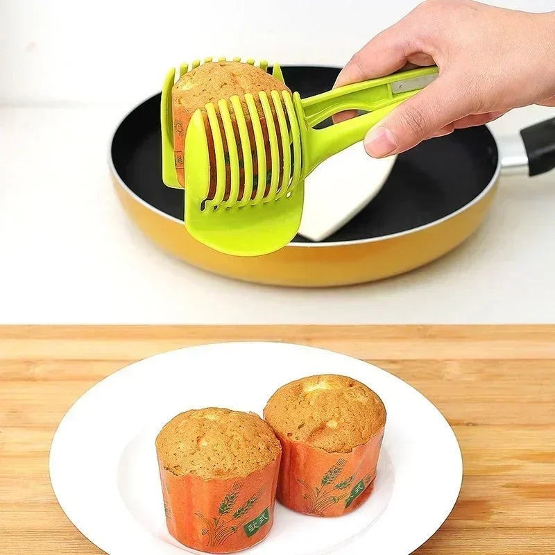 Handheld Tomato & Fruit Slicer – Lemon, Potato & Veggie Cutter Fruit Vegetable Slicer Axl