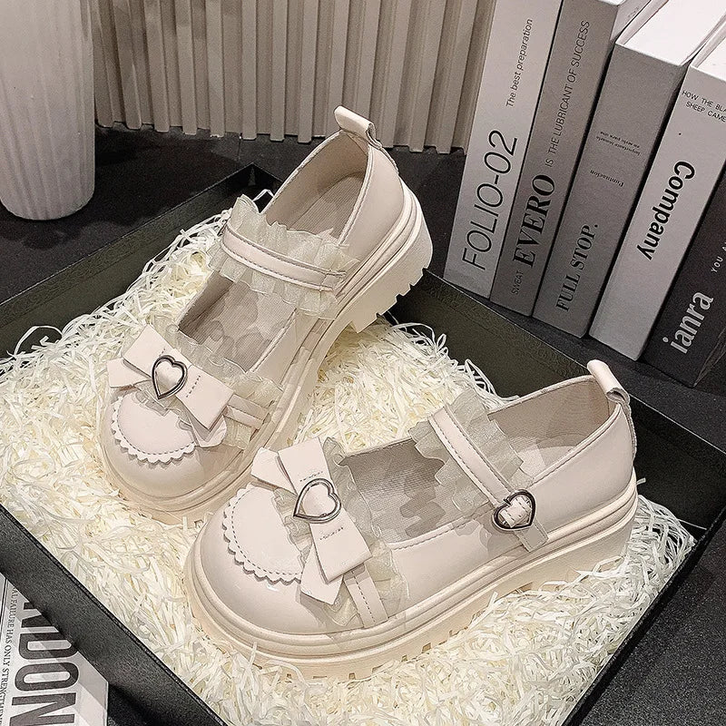 YBQJOO JK Mary Jane Platform Pumps – Lolita Loafer Shoes Platform Mary Janes Axl