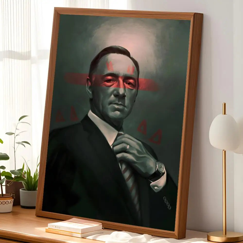 House of Cards TV Poster – Self-Stick HD Wall Art Decor Wall Art Poster Axl
