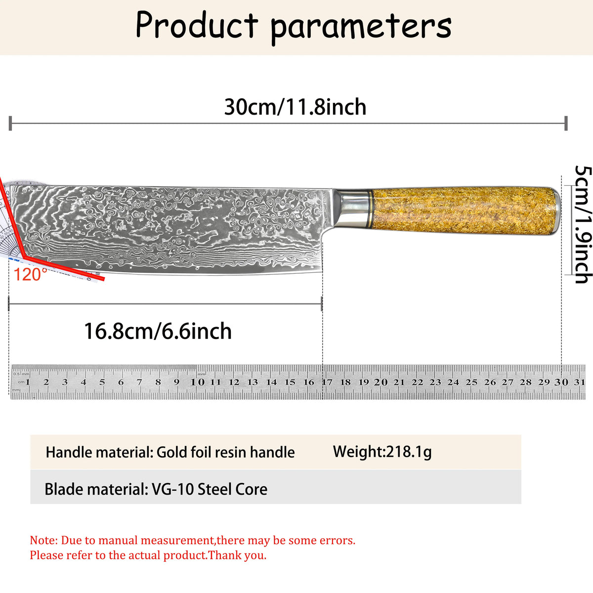 Damascus Steel 67-Layer Japanese Nakiri Knife | Sharp & Precise Damascus Kitchen Knife Axl