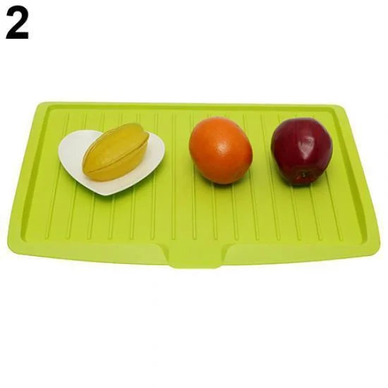 Multifunctional Plastic Dish Drainer & Storage Tray – 44.7cm Dish Drainer Tray Axl green