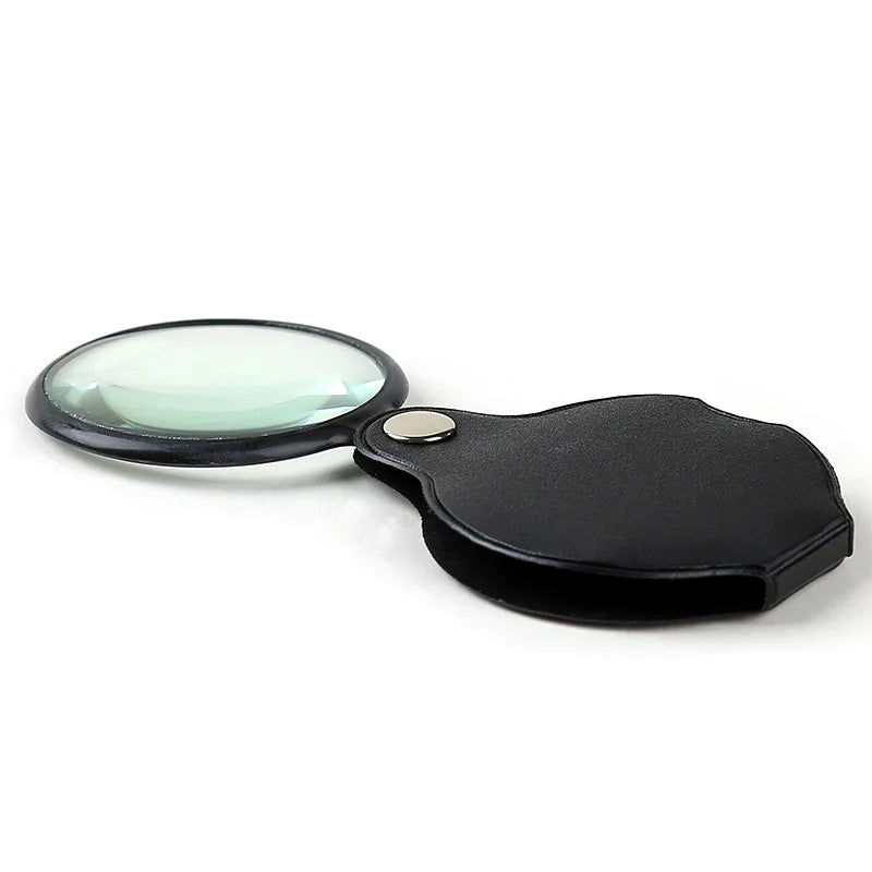 Mini 5X Folding Magnifying Glass – Portable Hand Loupe Folding Magnifier Axl