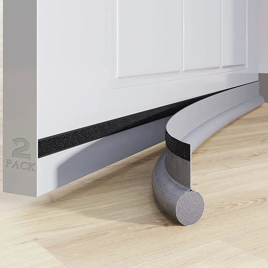 Adjustable Door Bottom Seal Strip – Draft & Gap Blocker Door Draft Stopper Axl GRAY