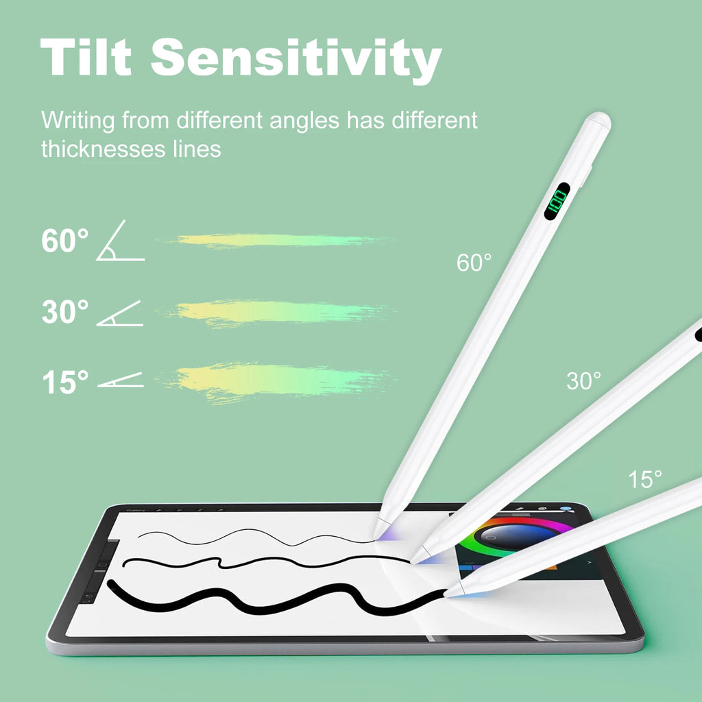 Universal Stylus Pen with LED Display – iPad, Android & Windows Tablet Stylus Pen Axl