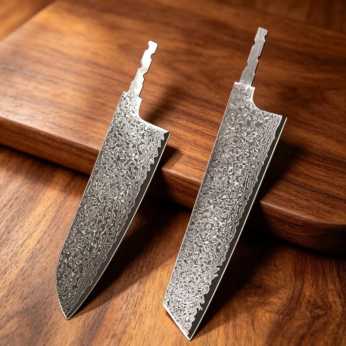 67-Layer Damascus Santoku Knife Blank Blade – Hand-Forged Knife Blank Blade Axl Kitchen Blade-Blade