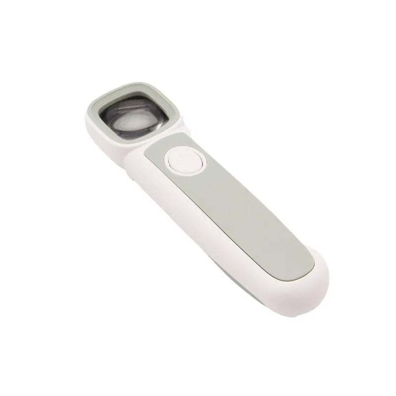 Handheld LED UV Magnifying Glass – HD Square Lens, 500X LED UV Magnifier Axl