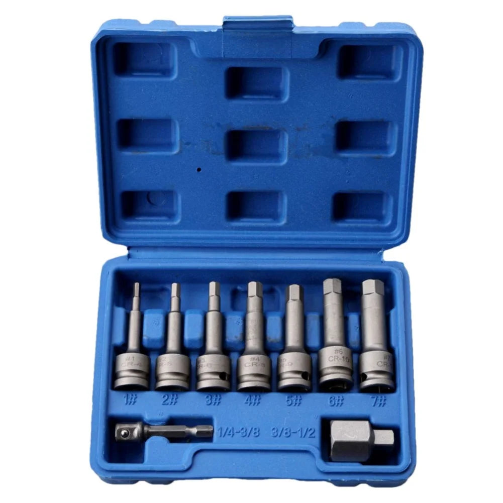 9-Piece Electric Broken Screw & Bolt Extractor Set Bolt Extractor Set Axl set A China Mainland
