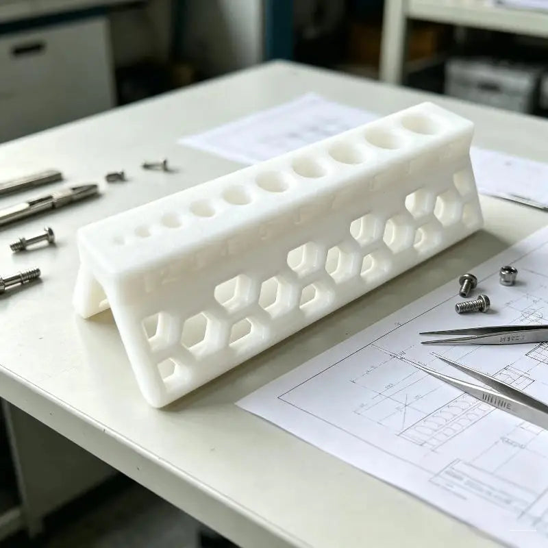 10-Hole PLA Punch Guide Jig – Precise DIY Hole Positioning Craft Punch Jig Axl