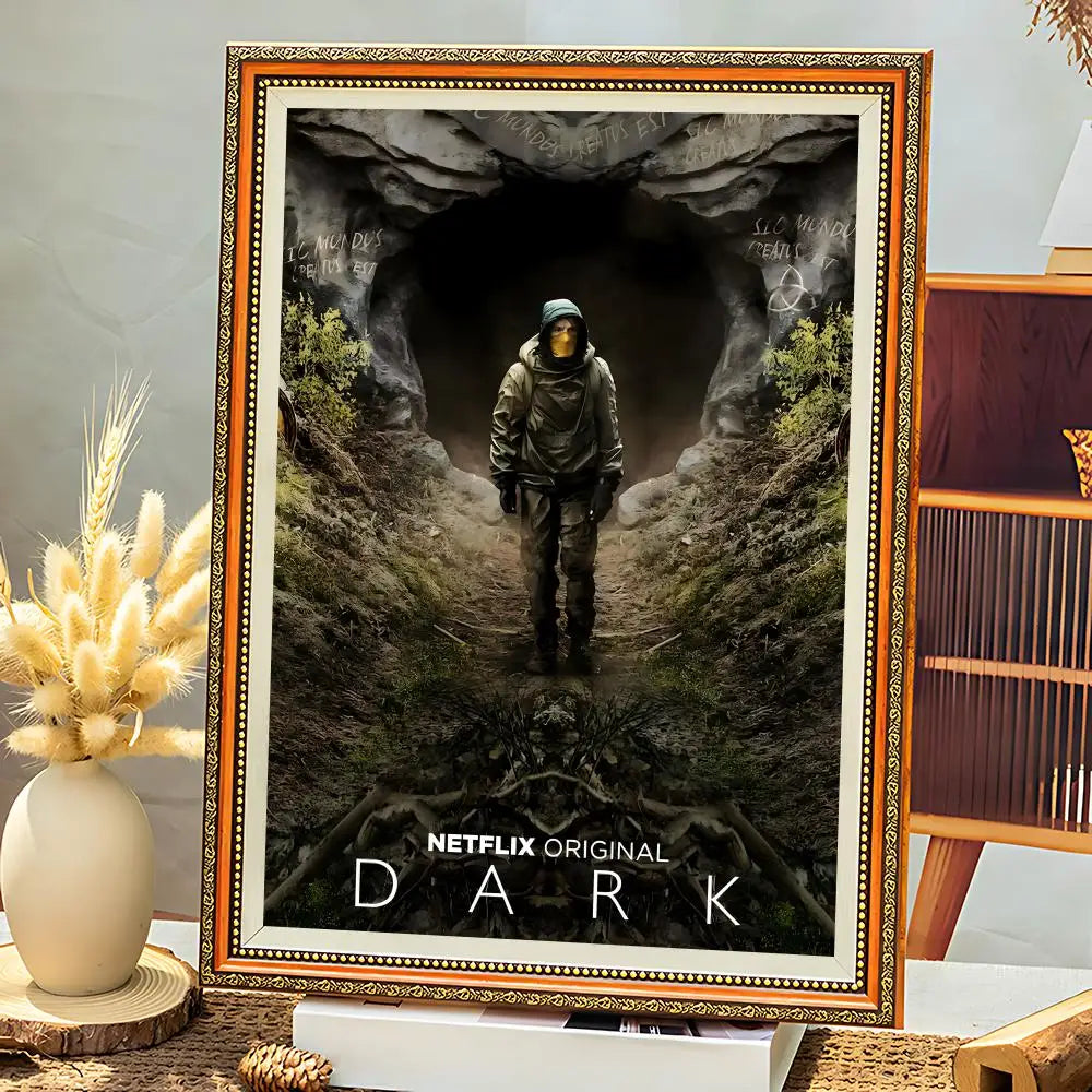 D-Dark TV Series Poster HD Self-Adhesive Waterproof Wall Art Wall Art Poster Axl White1 21X30cmNoframe