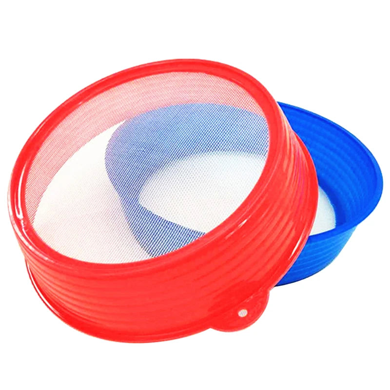 Round Plastic Flour Sieve Fine Mesh Sifter for Baking Flour Sieve Sifter Axl