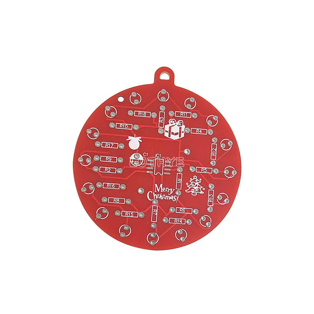 NE555 Christmas Tree DIY Soldering Kit – Flashing LED Lights DIY Soldering Kit Axl
