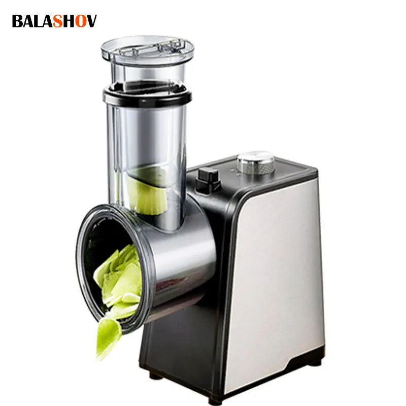 BALASHOV 250W Electric Vegetable Chopper – Slicer & Dicer Electric Food Chopper Axl black EU