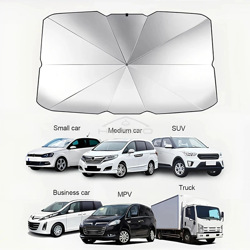 Foldable Car Windshield Sunshade – UV Blocking Front Cover Car Windshield Sunshade Axl