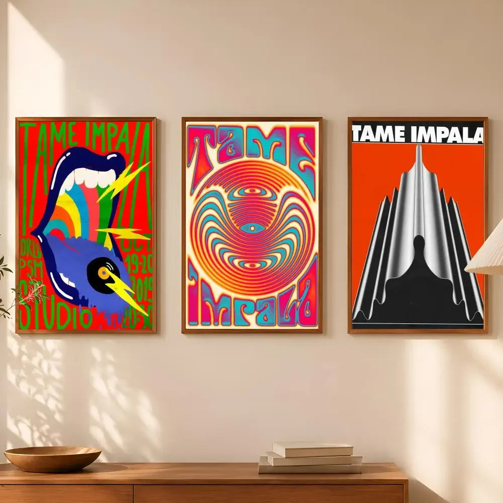 Tame Impala HD PVC Self-Stick Wall Art Poster | Home Decor Wall Art Poster Axl
