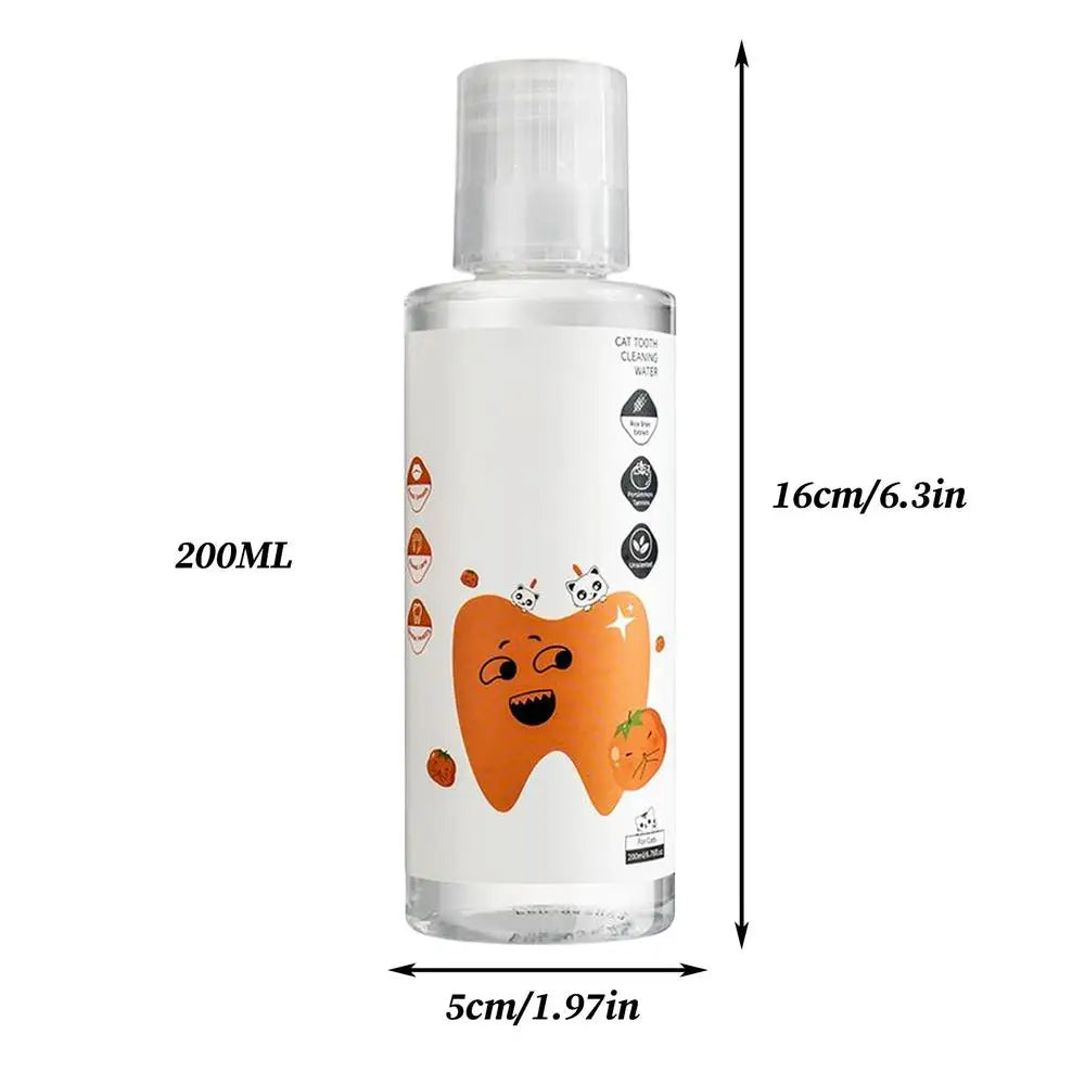 Dog & Cat Dental Water Additive 200ml – Plaque & Breath Care Pet Dental Additive Axl cat