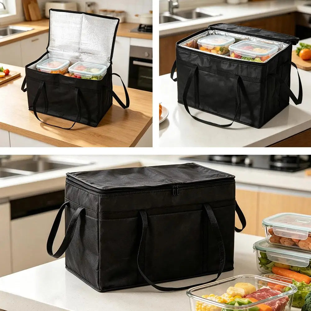 77L Insulated Thermal Tote Bag – Large Cooler Bag for Food Insulated Cooler Tote Axl