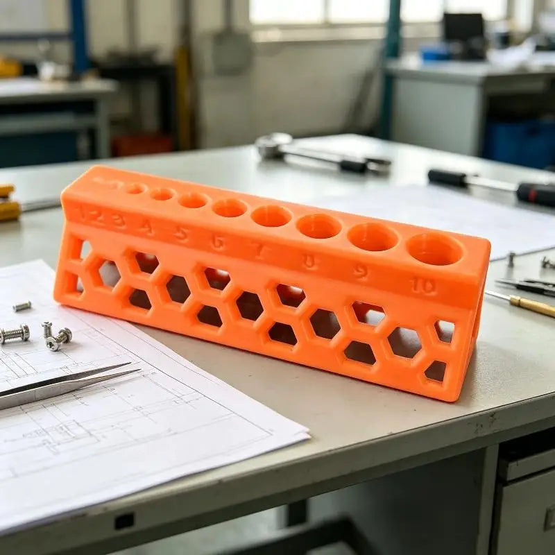 10-Hole PLA Punch Guide Jig – Precise DIY Hole Positioning Craft Punch Jig Axl