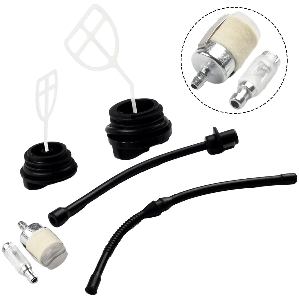 Chainsaw Fuel Filter Hose Pipe Cap Set 45CC 52CC 58CC Chainsaw Parts Kit Axl