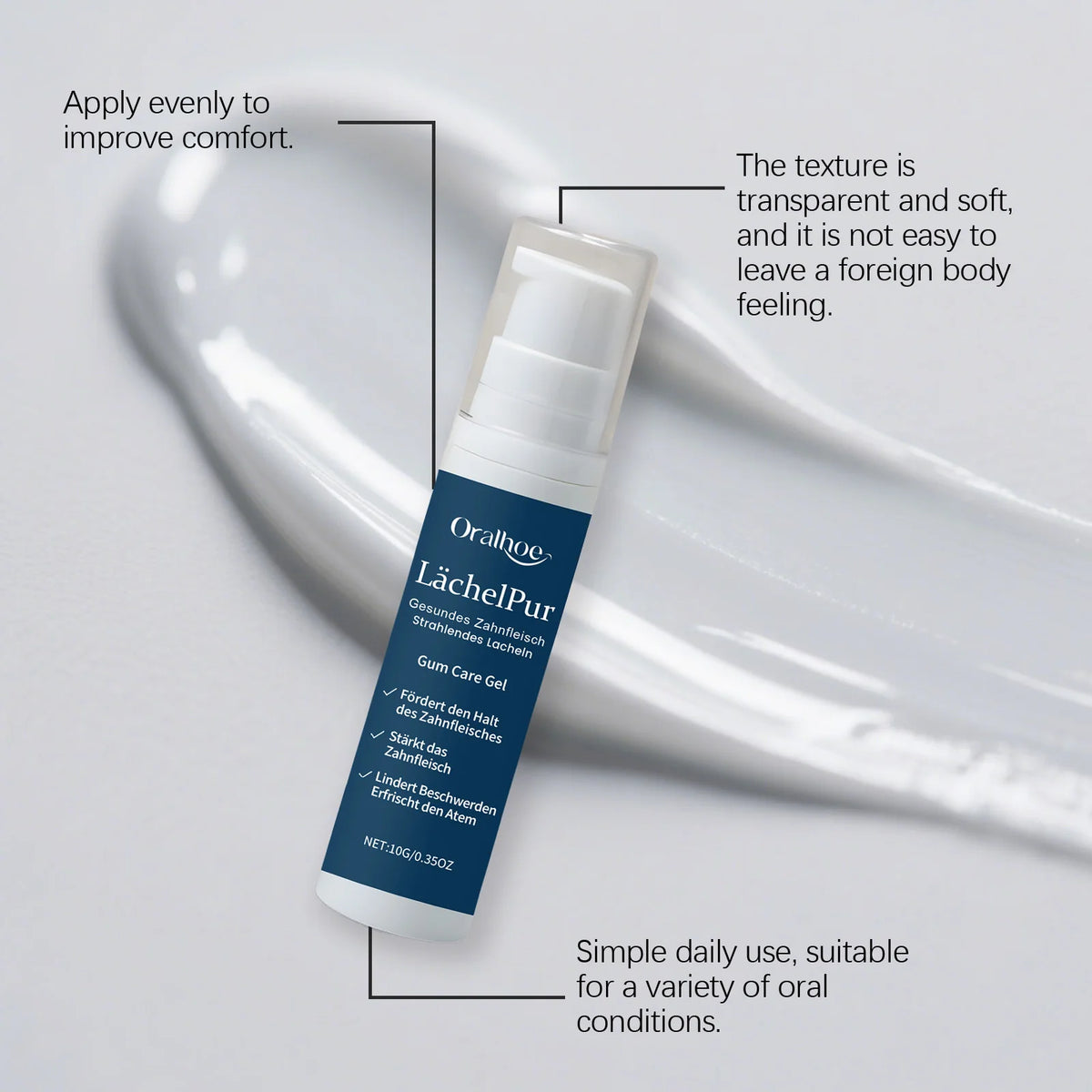 Gum Repair Gel Toothpaste – Fresh Breath, Whitening & Tartar Care Oral Care Toothpaste Axl
