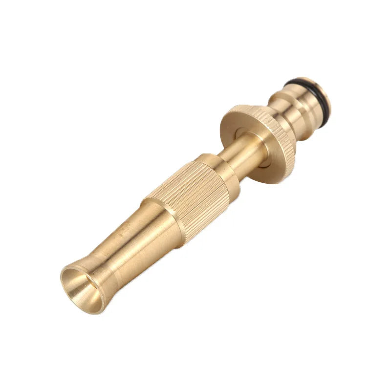 Brass High Pressure Garden Hose Spray Nozzle & Quick Connect Garden Spray Nozzle Axl Cleaning Nozzle