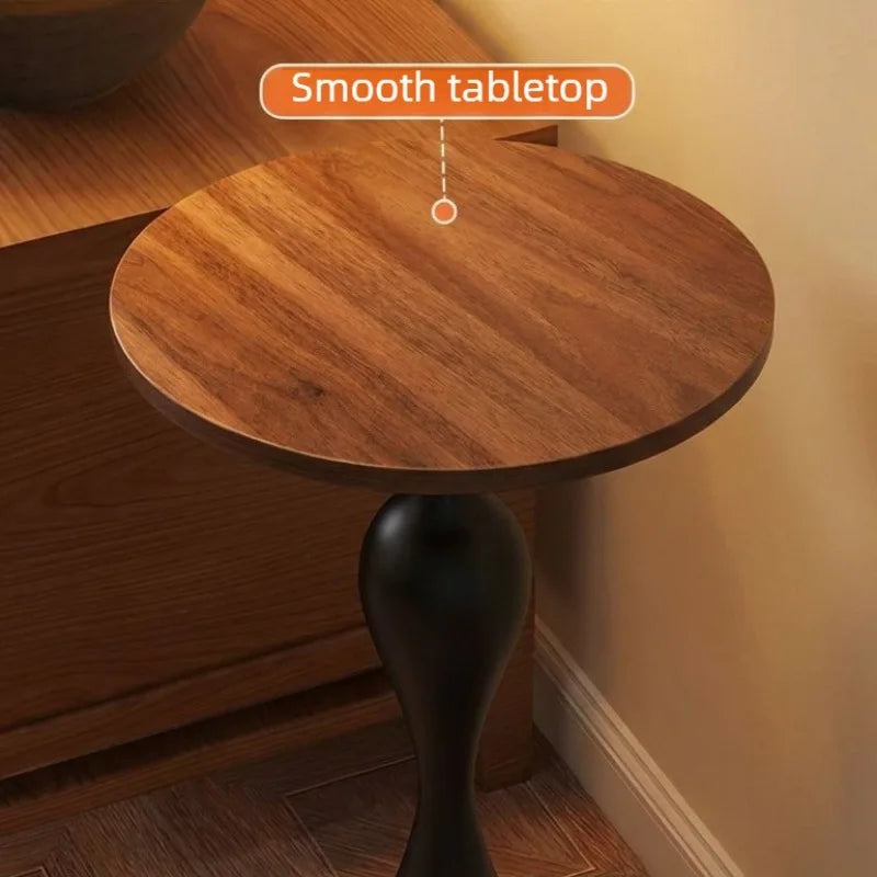Round Modern Side Table – Minimalist Metal Coffee Table Round Side Table Axl