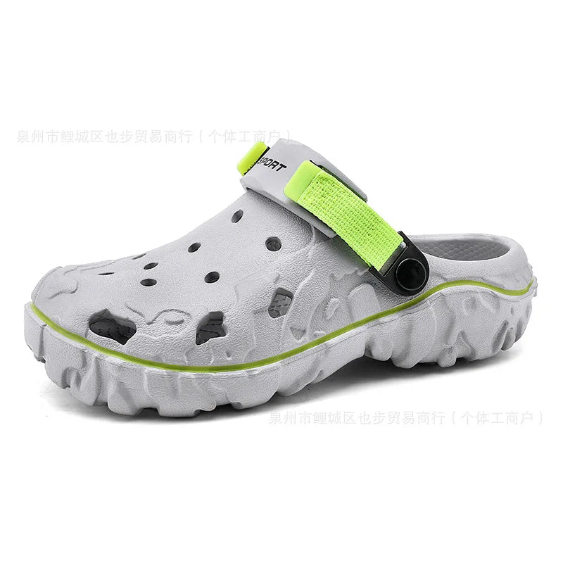 Men's Lightweight EVA Slip-On Clogs – Beach & Work Sandals Men's EVA Clogs Axl grey 41