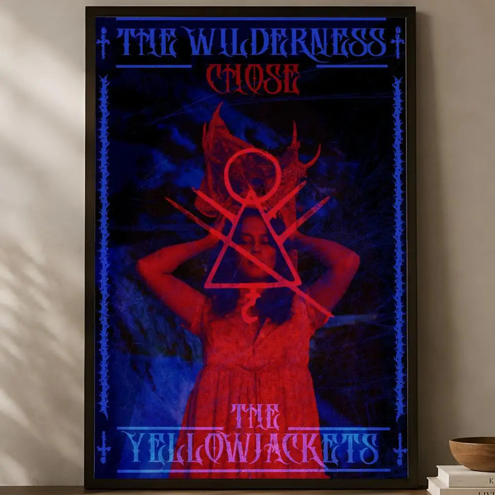 Yellowjackets Show Poster – Self-Stick HD Waterproof Wall Art Wall Art Poster Axl White11 60X90cmNoframe