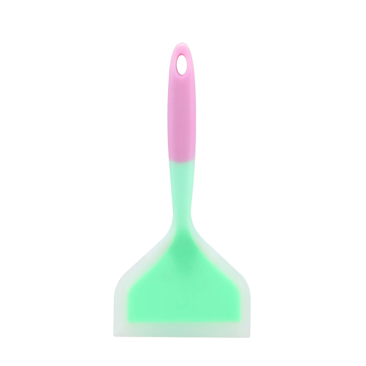 Wide Silicone Non-Stick Spatula – Kitchen Scraper Cooking Tool Silicone Spatula Axl Pink and Green 1
