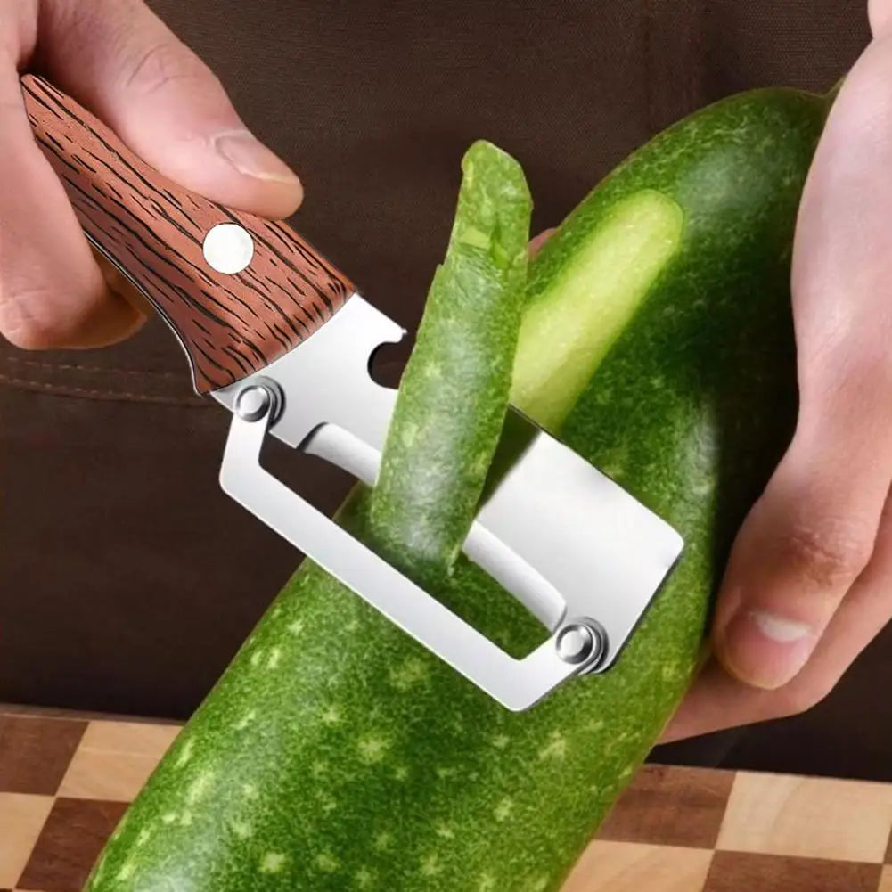 2-in-1 Vegetable Peeler & Bottle Opener | Ergonomic Handle Vegetable Peeler Axl