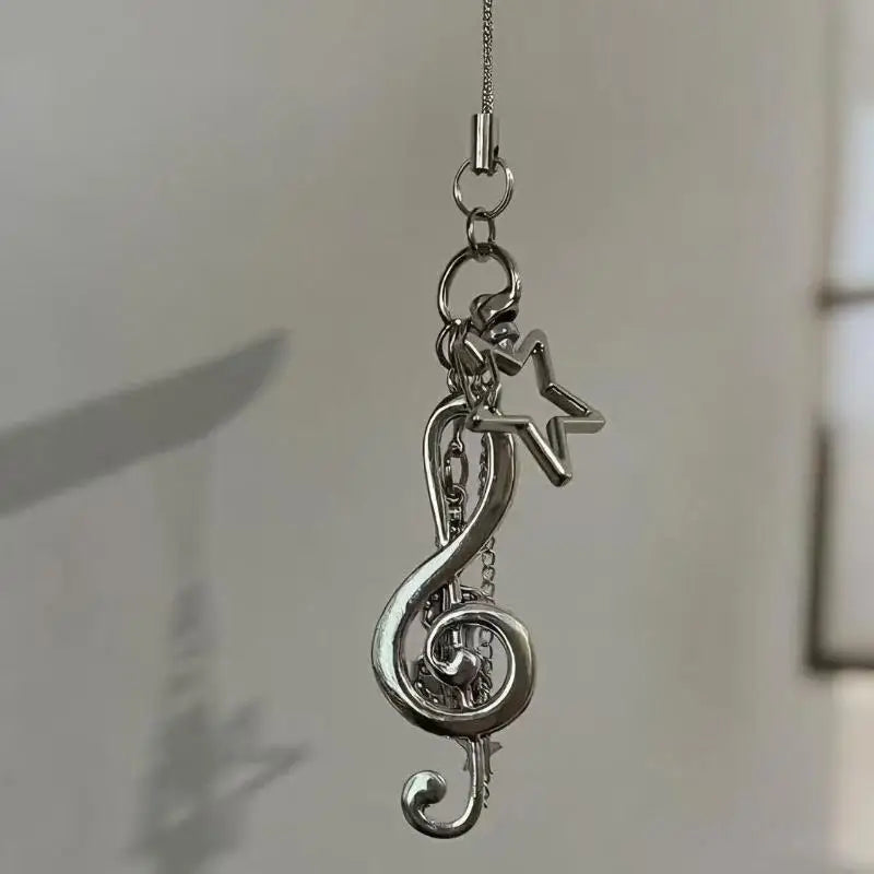 Y2K Musical Notes Guitar Keychain – Bag Charm & Pendant Keychain Bag Charm Axl