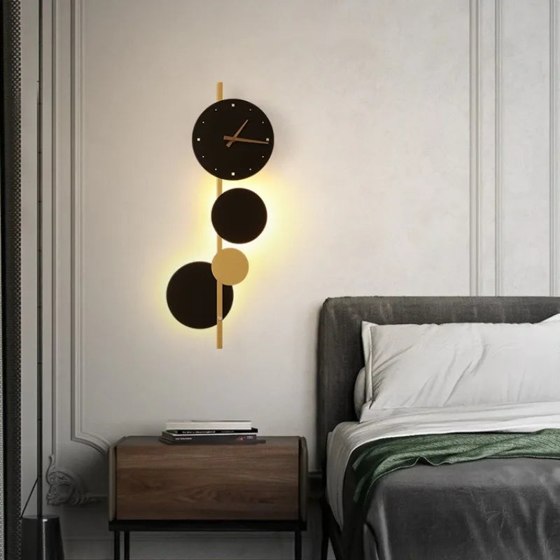Modern Nordic Wall Clock – Large Silent Luminous Decor 71cm Wall Clock Axl