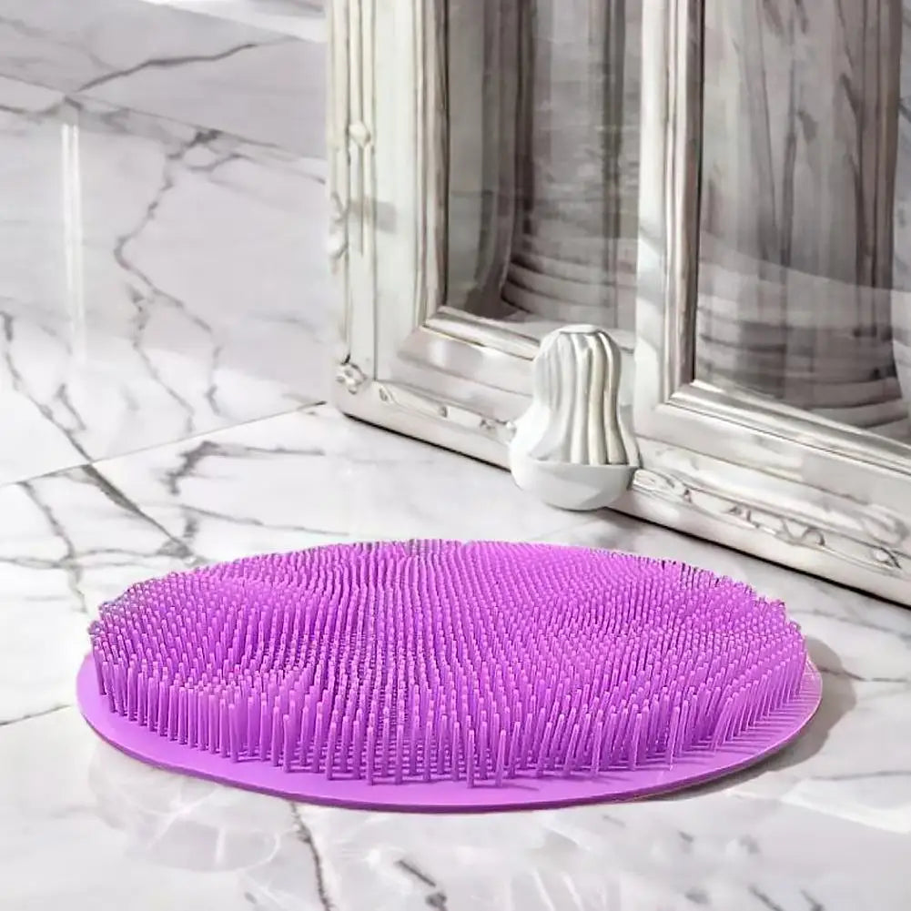 Silicone Foot Scrubber Mat – Non-Slip Bath Massage Pad Foot Scrubber Mat Axl