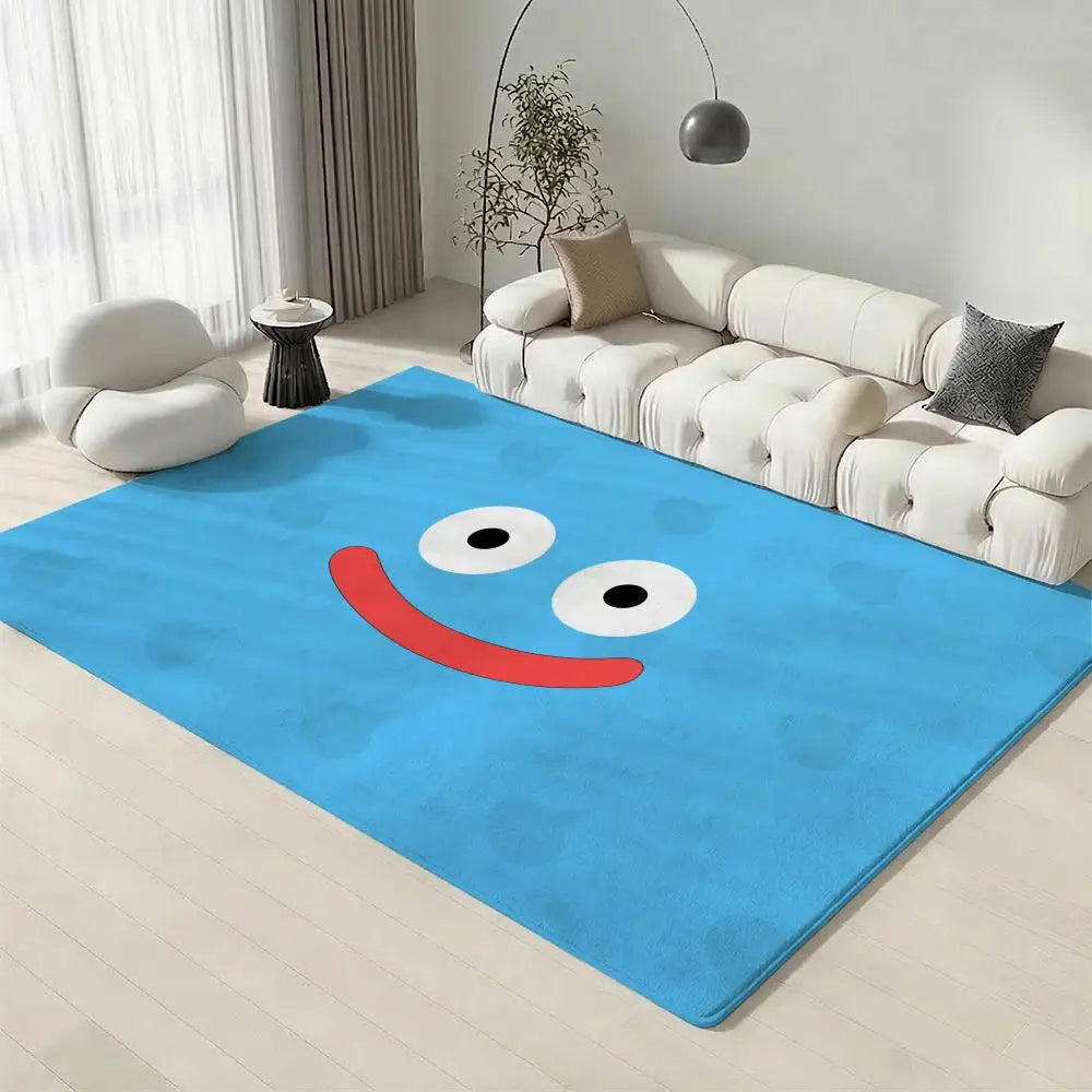 Dragon Quest Flannel Floor Mat – Non-Slip Soft Gaming Rug Gaming Floor Mat Axl