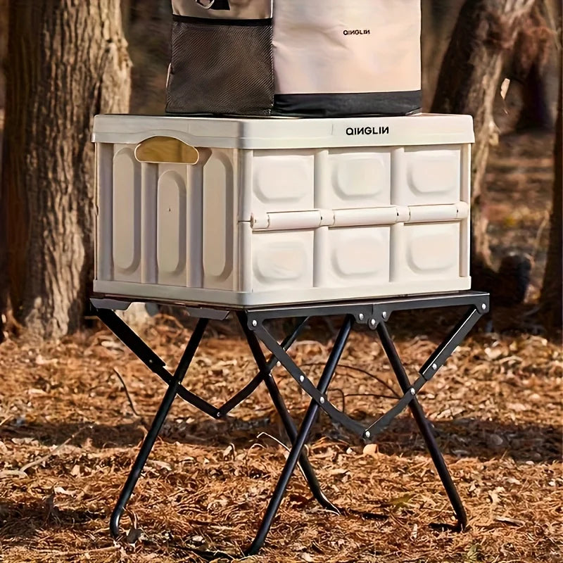 Portable Folding Camping Table – Stainless Steel Outdoor Folding Camping Table Axl