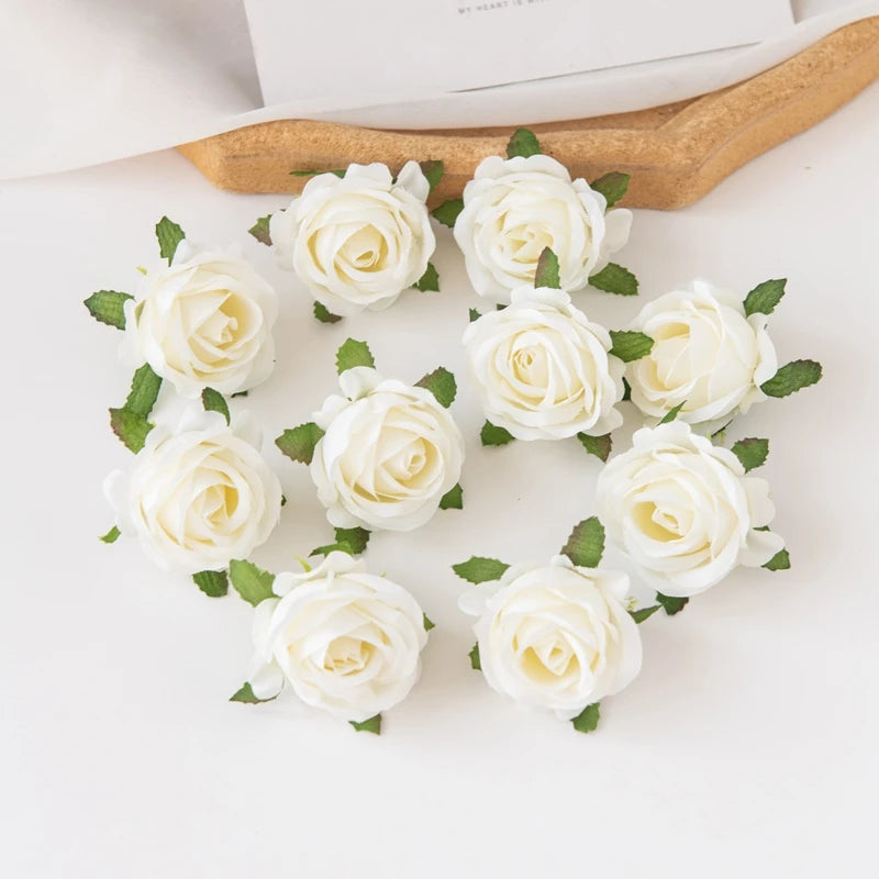 Silk Rose Artificial Flower Heads – Bulk 40/80 Pcs for Weddings Artificial Silk Flowers Axl color 2 80 pieces